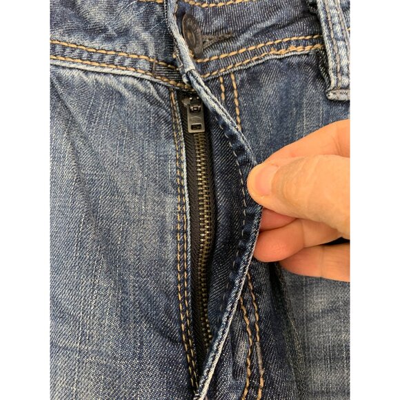 Buffalo X Buckle David Bitton Mens Jeans W36 L36 Tall Straight Brady RT10537 - Picture 6 of 10